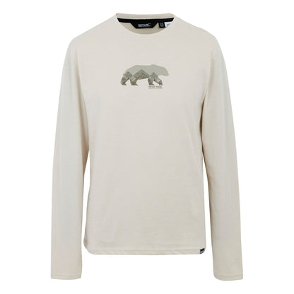 Moonstruck - Front - Regatta Mens Maylow Scenery Marl Long-Sleeved T-Shirt