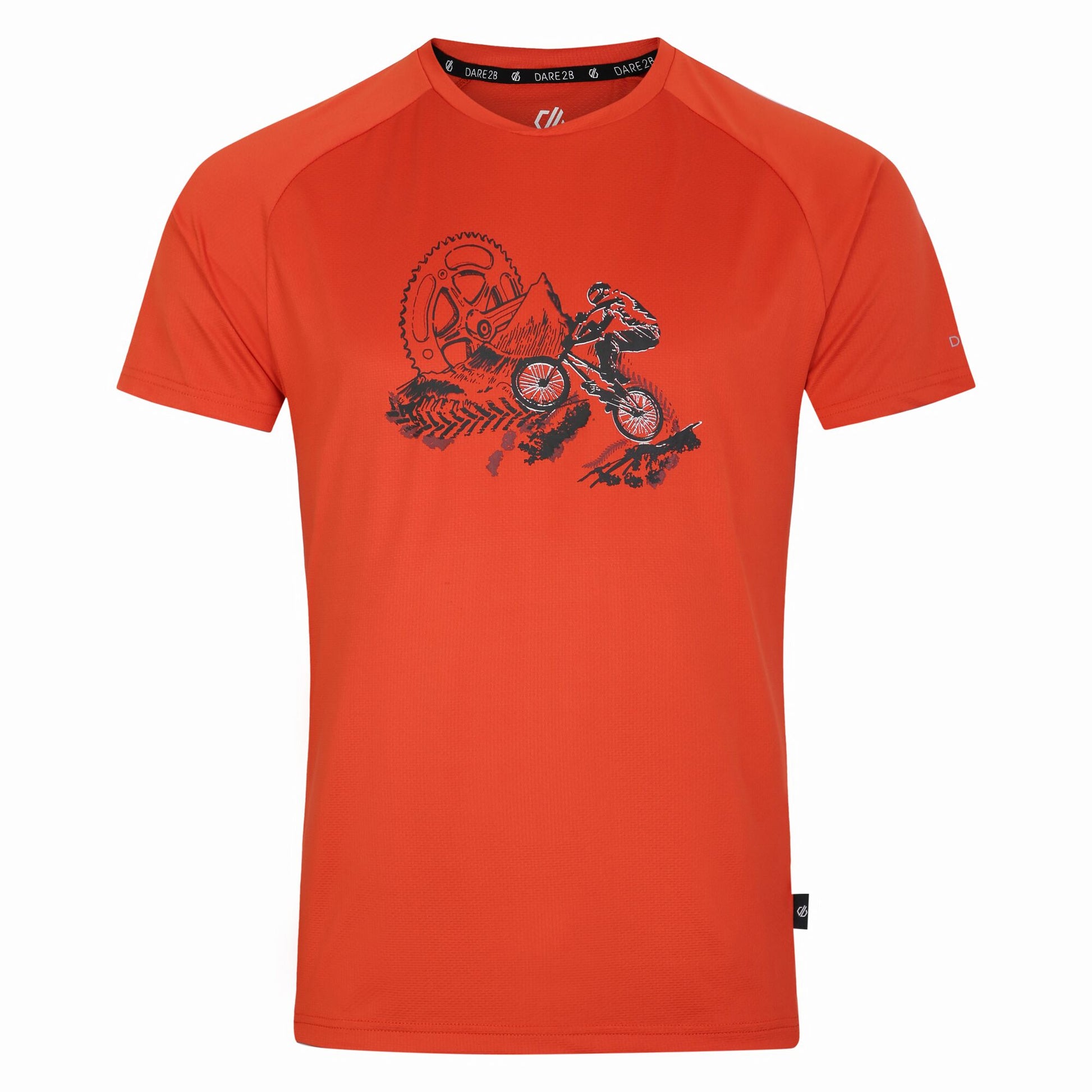 Cinnamon - Front - Regatta Mens Tech Mountain Bike T-Shirt