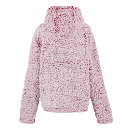 Rumba Red - Back - Regatta Womens-Ladies Zelpha Fluffy Hooded Fleece Jacket