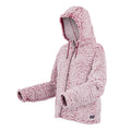 Rumba Red - Side - Regatta Womens-Ladies Zelpha Fluffy Hooded Fleece Jacket