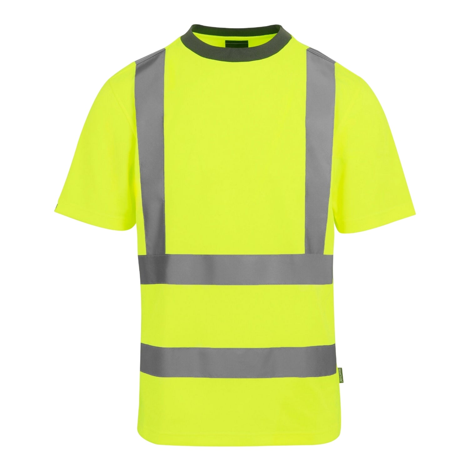 Yellow - Front - Regatta Professional Mens Hi-Vis Safety T-Shirt