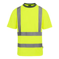 Yellow - Front - Regatta Professional Mens Hi-Vis Safety T-Shirt