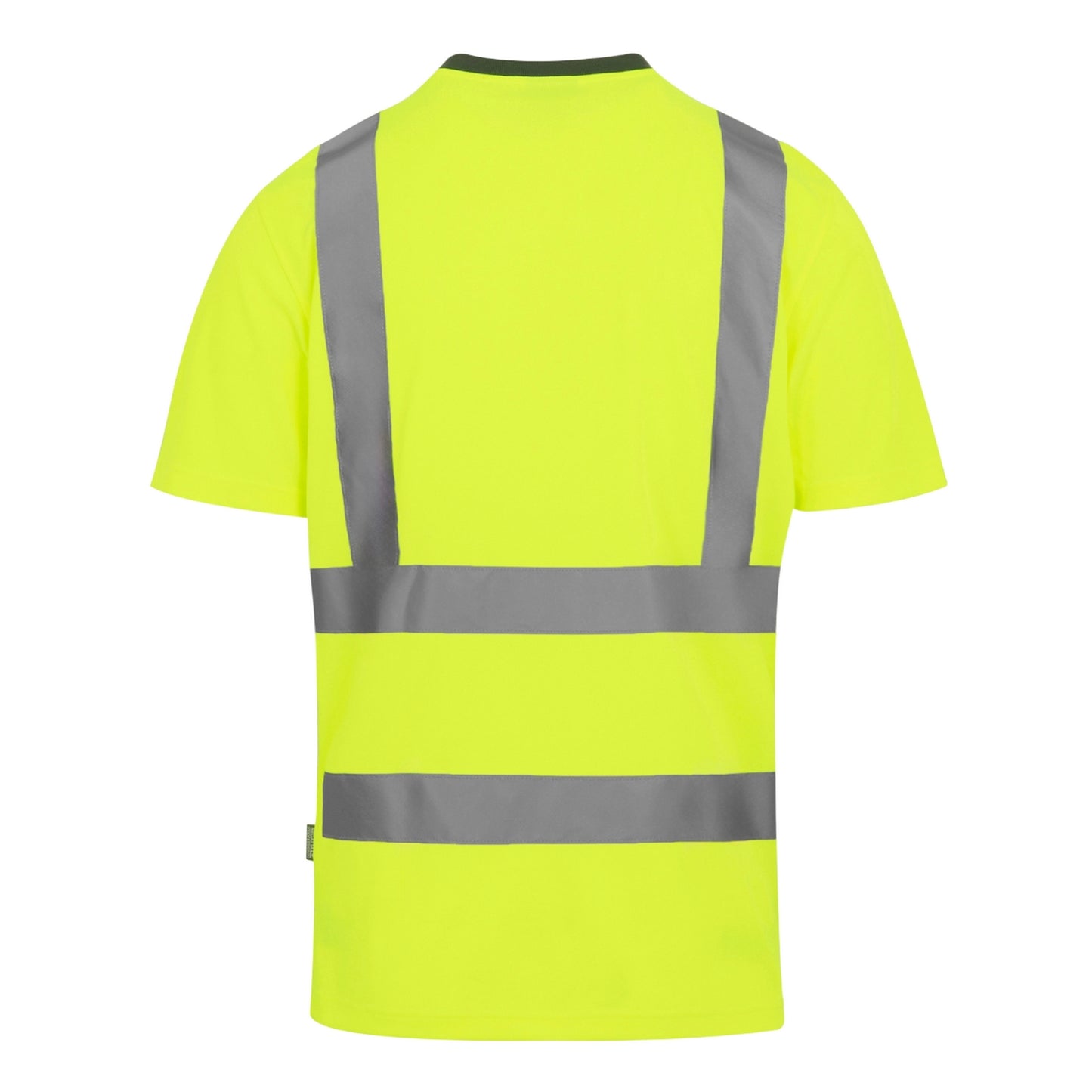 Yellow - Back - Regatta Professional Mens Hi-Vis Safety T-Shirt