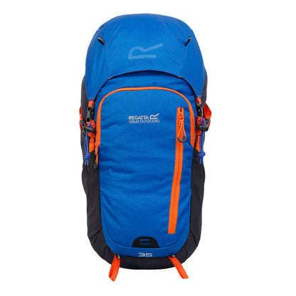 Oxford Blue-Seal Grey - Front - Regatta Highton V2 35L Backpack