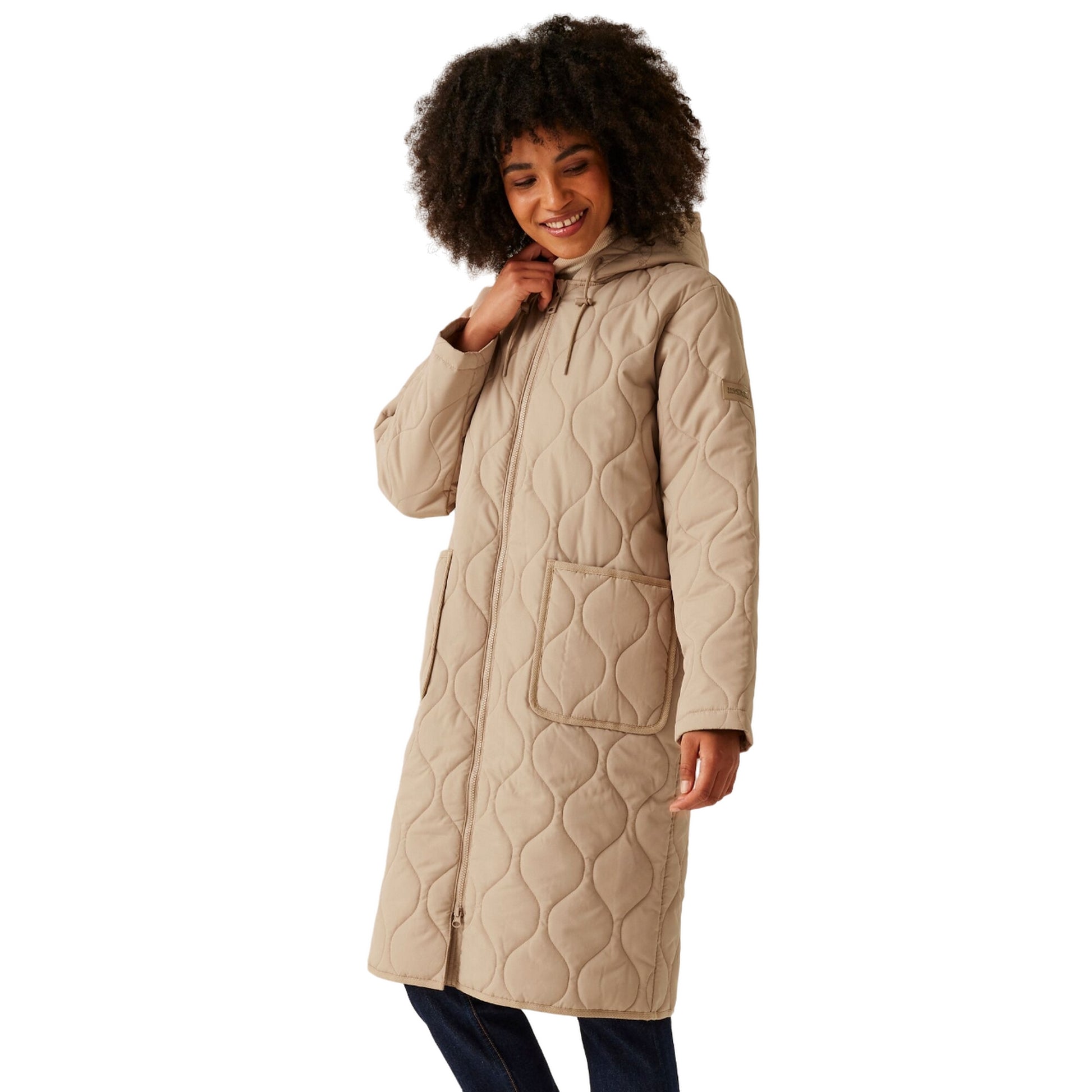 Warm Taupe - Side - Regatta Womens-Ladies Jaycee II Padded Jacket
