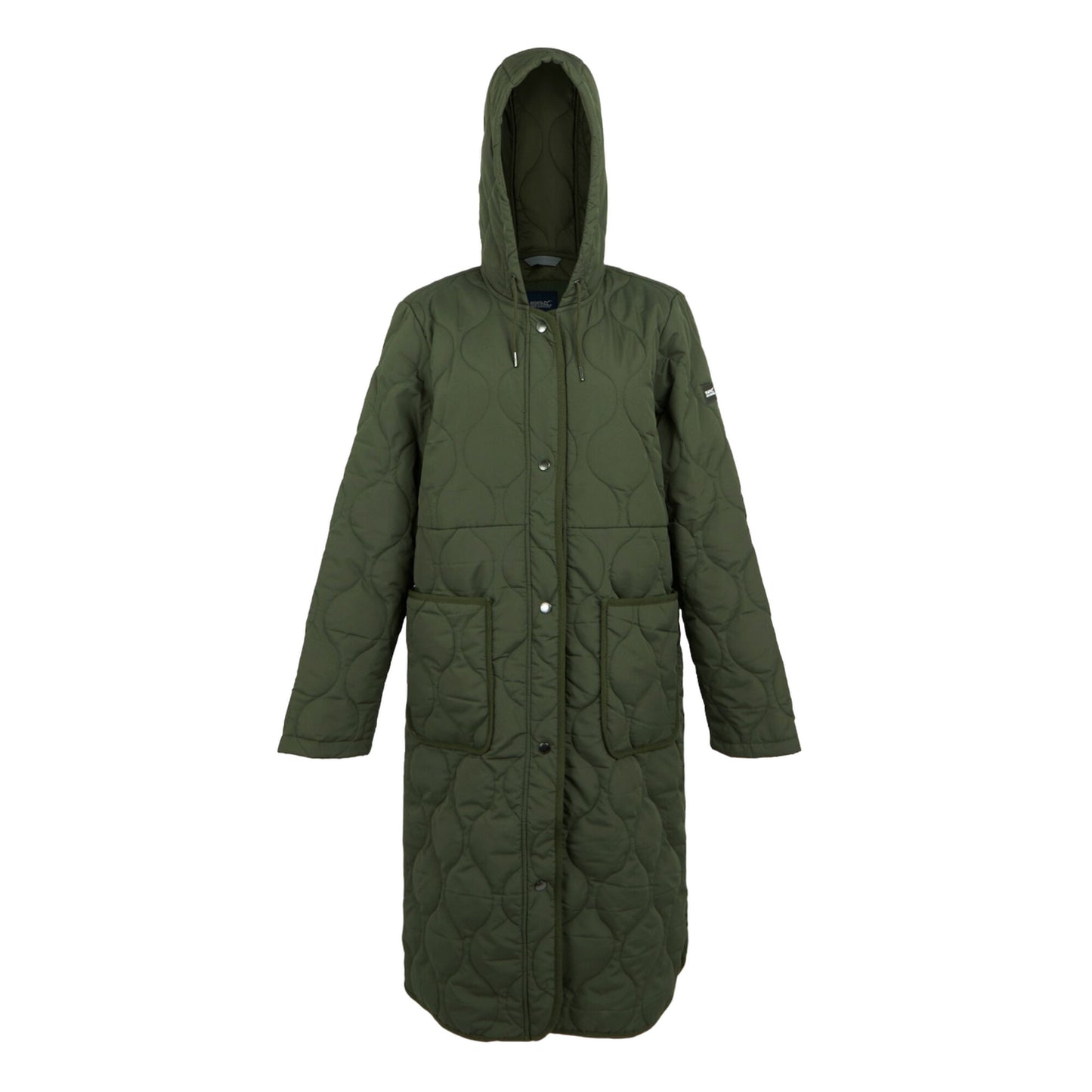 Dark Khaki - Front - Regatta Womens-Ladies Jaycee II Padded Jacket