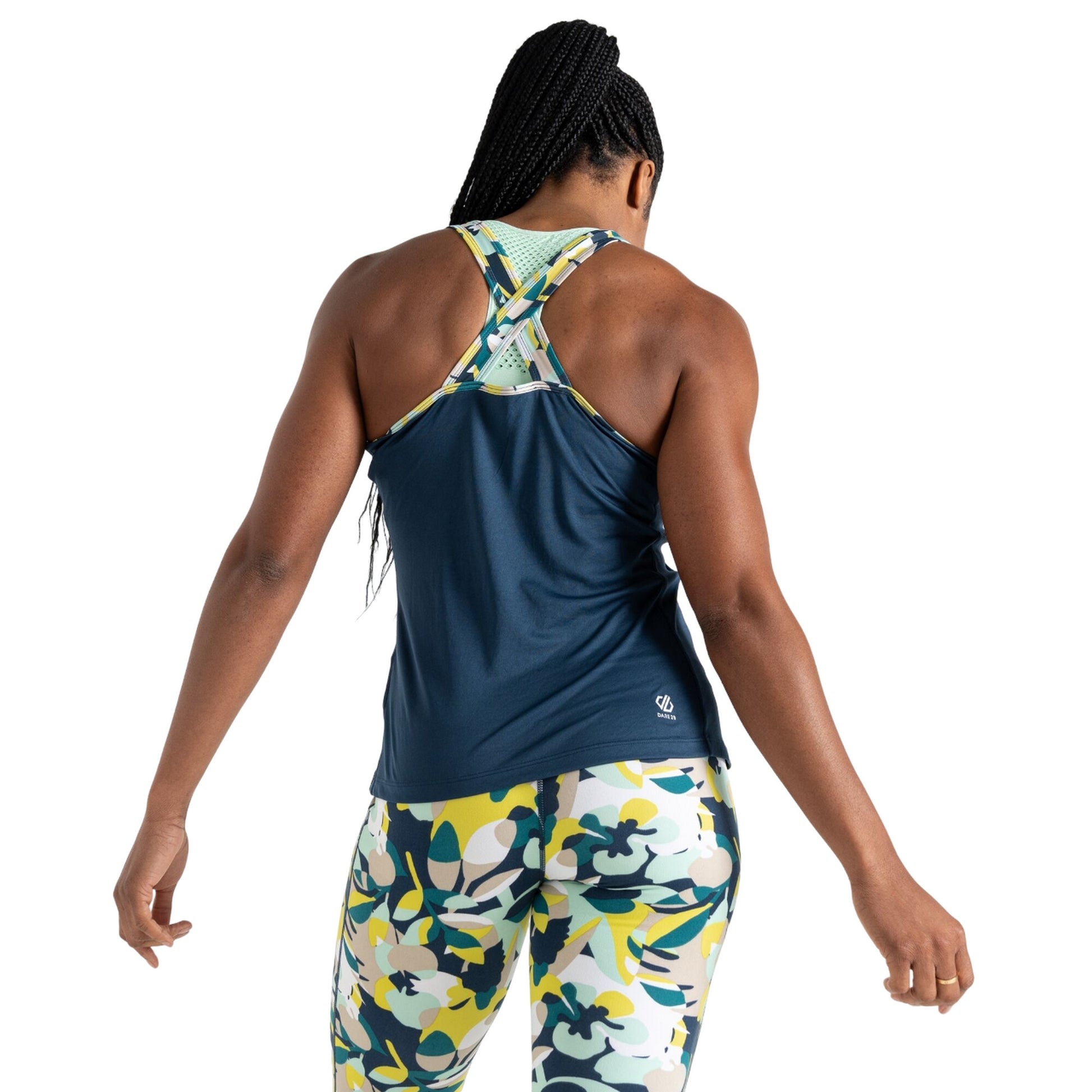 Moonlight Denim - Back - Dare 2B Womens-Ladies Bolt Petal Tank Top