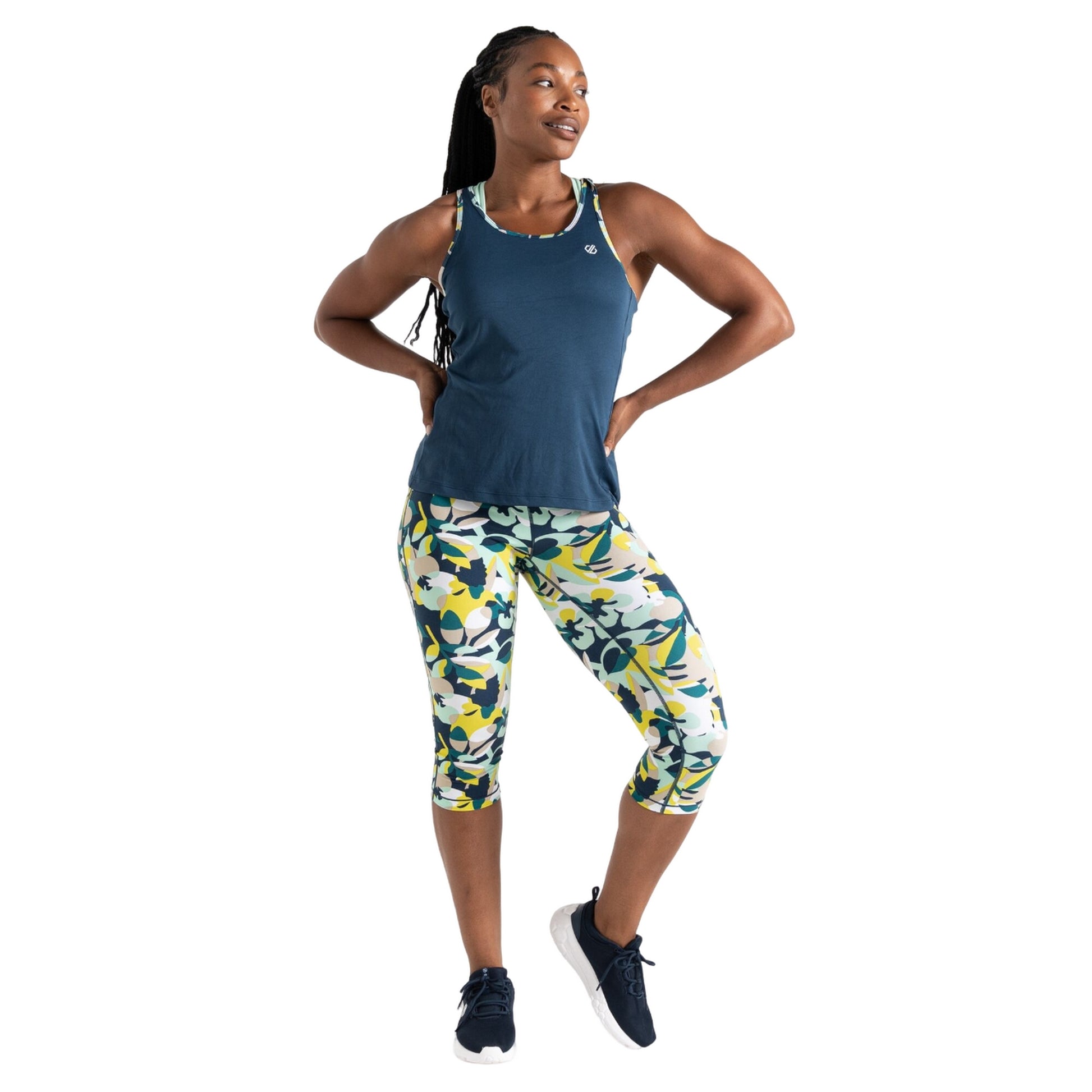 Moonlight Denim - Side - Dare 2B Womens-Ladies Bolt Petal Tank Top