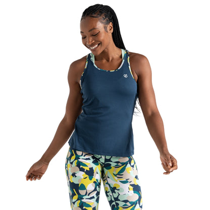 Moonlight Denim - Front - Dare 2B Womens-Ladies Bolt Petal Tank Top