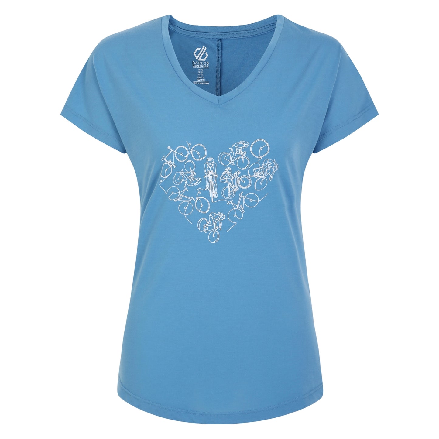 Niagara Blue - Front - Regatta Womens-Ladies Calm Cycle T-Shirt