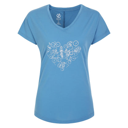 Niagara Blue - Front - Regatta Womens-Ladies Calm Cycle T-Shirt