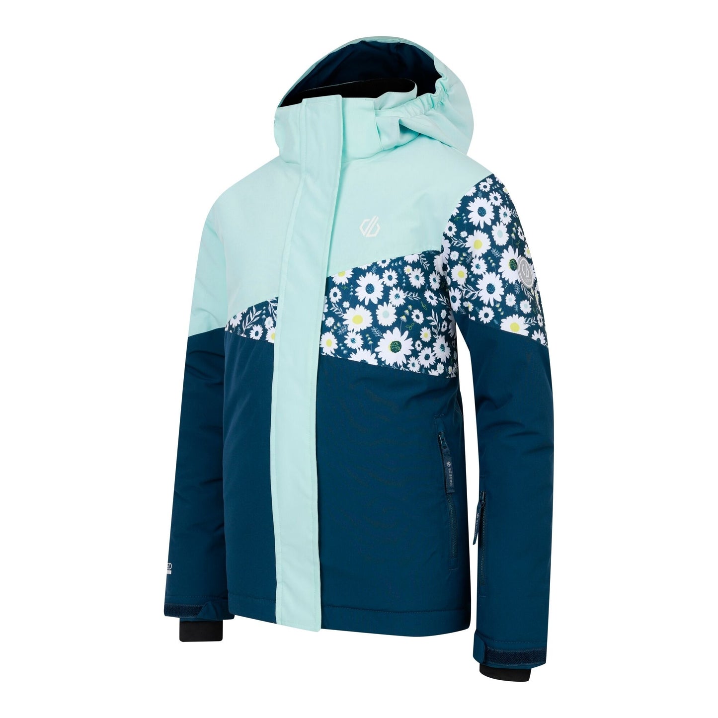 Moonlight Denim - Side - Dare 2B Childrens-Kids Humour III Daisy Ski Jacket