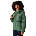 Dark Forest Green - Side - Regatta Womens-Ladies Arilie Quilted Jacket