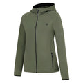Olivine Green - Side - Dare 2B Womens-Ladies Density Core Stretch Midlayer