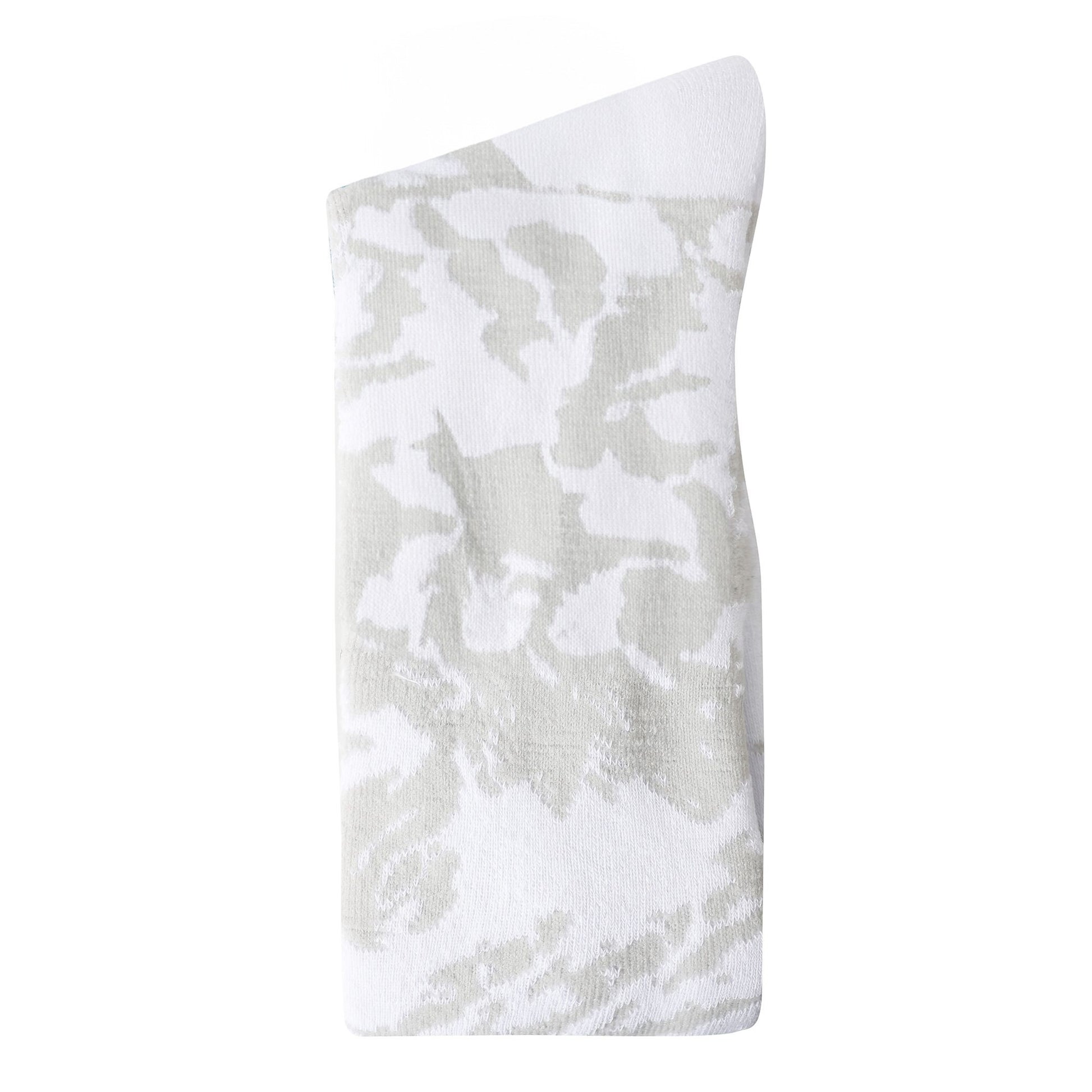 White - Side - Dare 2B Womens-Ladies Animal Print Ski Socks