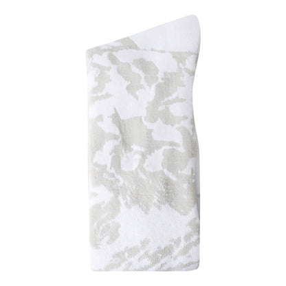White - Side - Dare 2B Womens-Ladies Animal Print Ski Socks