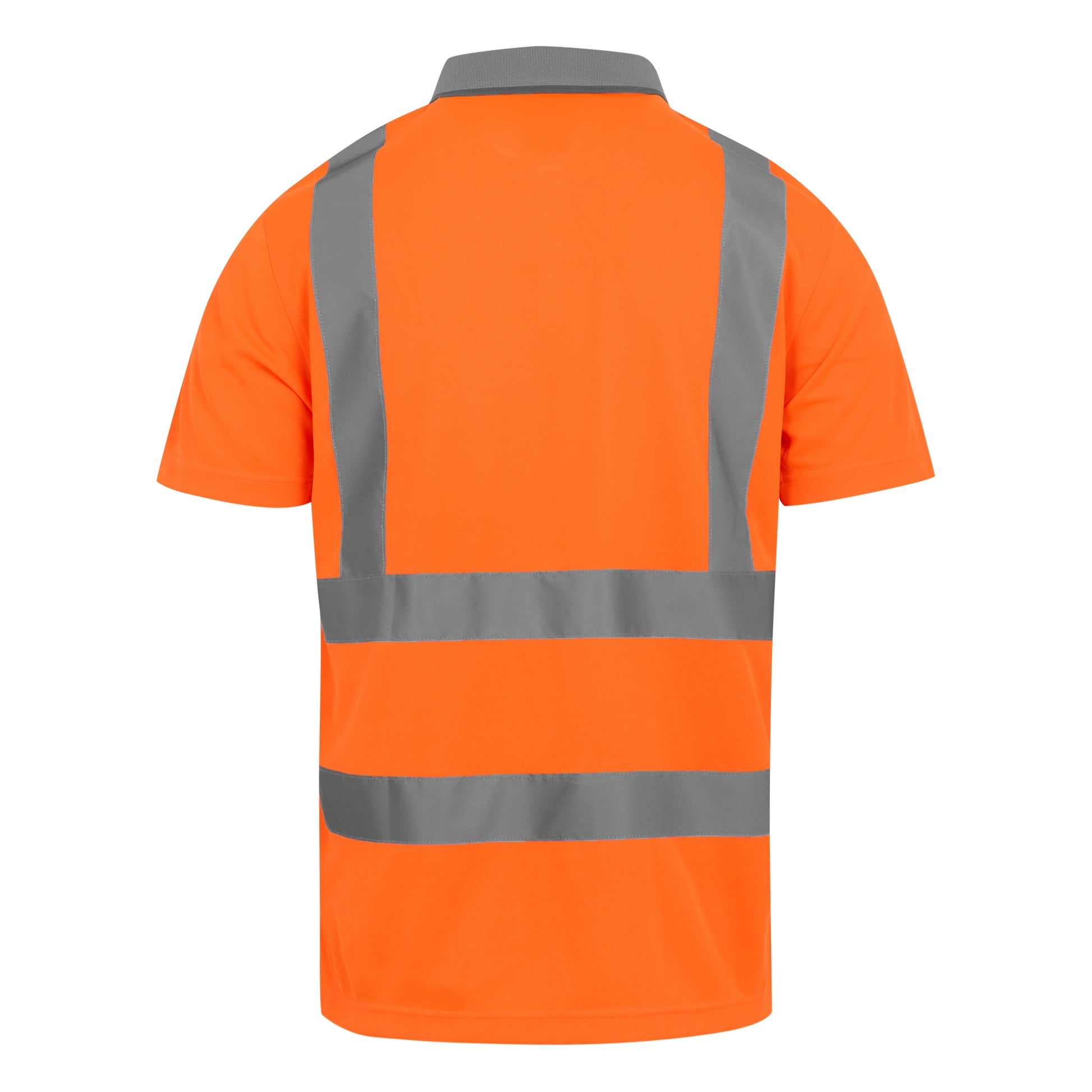 Orange - Back - Regatta Professional Mens Hi-Vis Polo Shirt
