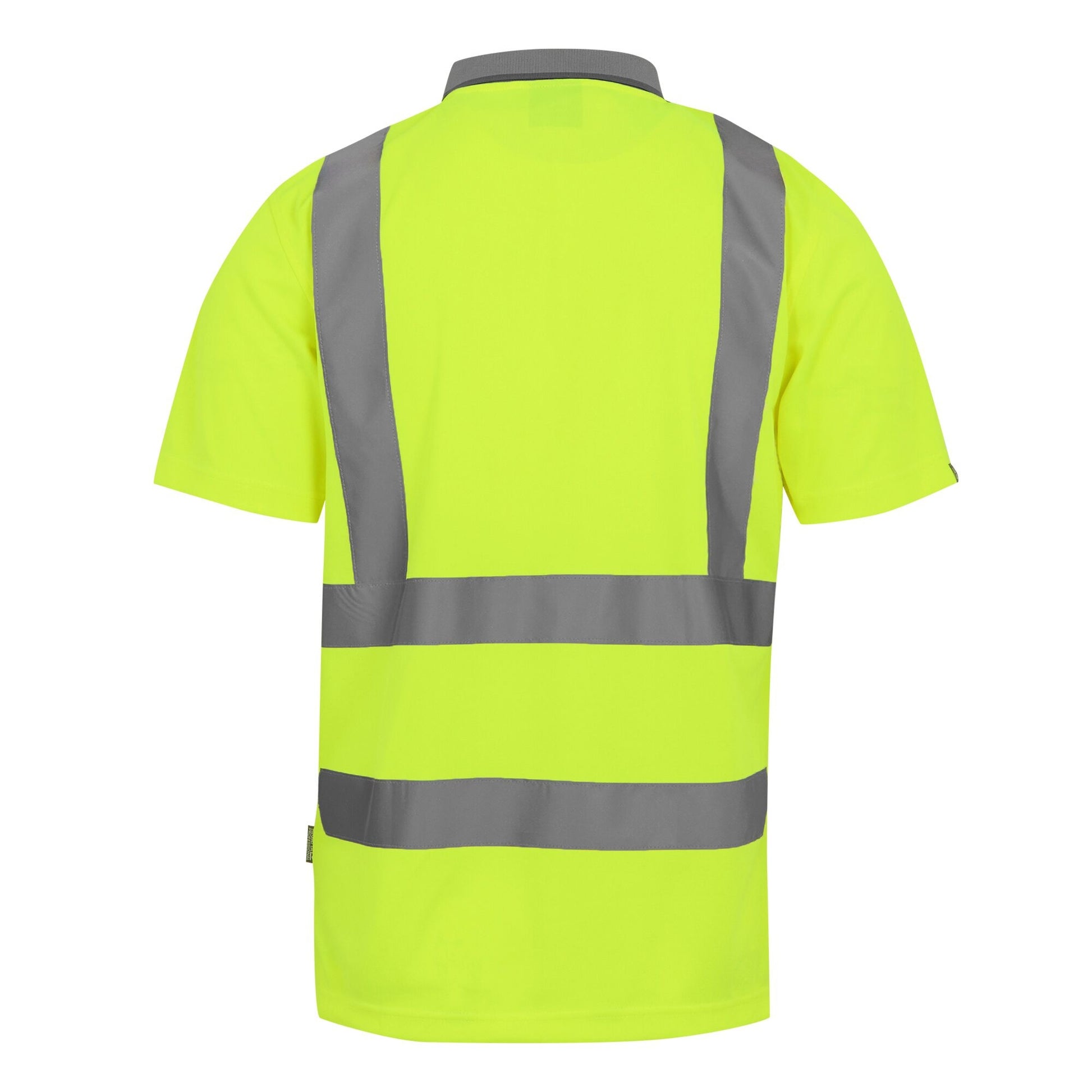 Yellow - Back - Regatta Professional Mens Hi-Vis Polo Shirt