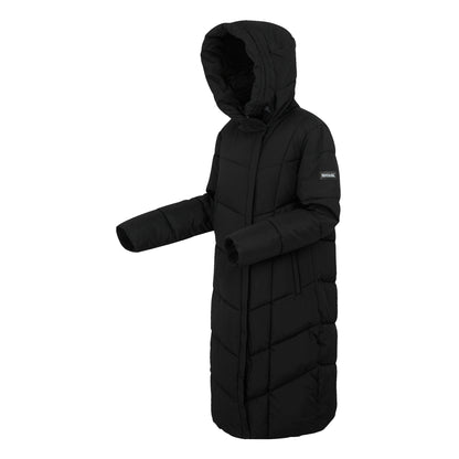 Black - Side - Regatta Womens-Ladies Nurie Quilted Jacket