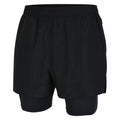 Black - Side - Dare 2B Mens Movement Shorts