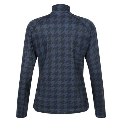 Black - Back - Dare 2B Womens-Ladies Divulge Dogtooth Core Stretch Midlayer