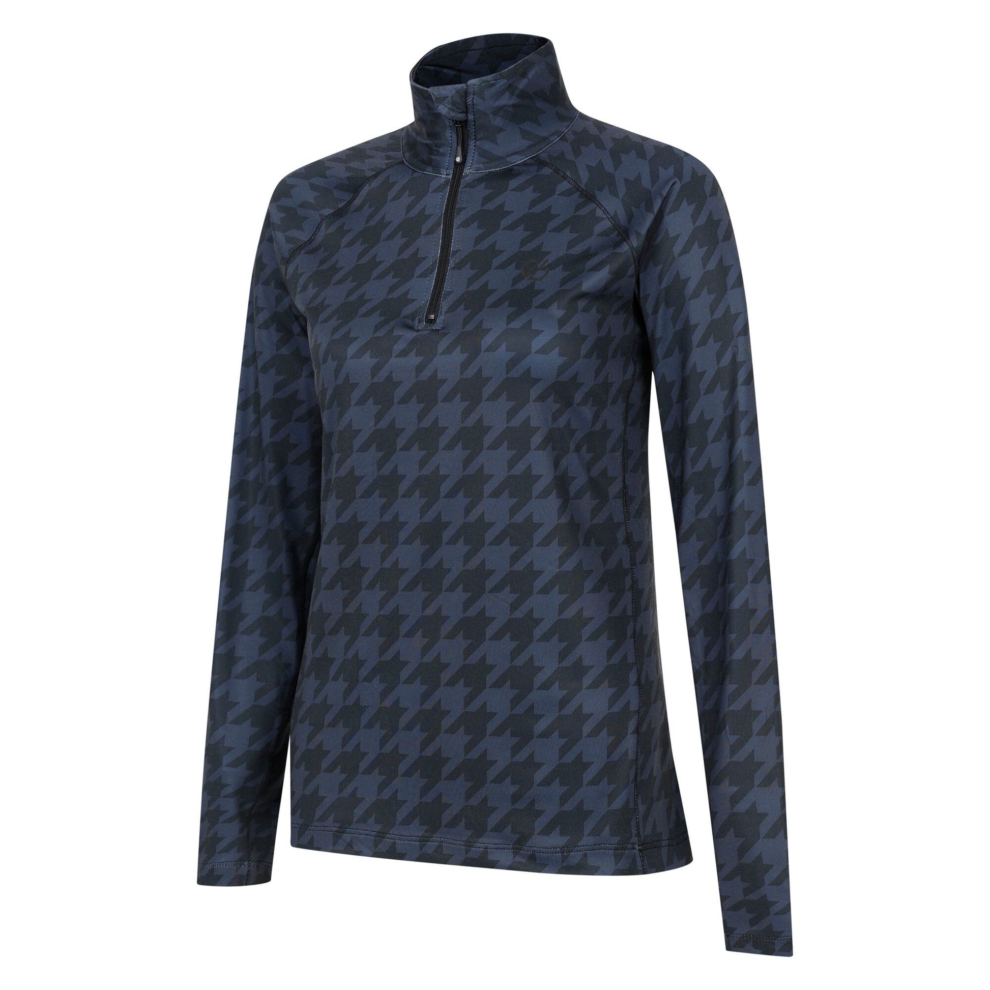 Black - Side - Dare 2B Womens-Ladies Divulge Dogtooth Core Stretch Midlayer