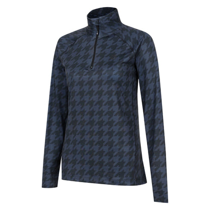 Black - Side - Dare 2B Womens-Ladies Divulge Dogtooth Core Stretch Midlayer