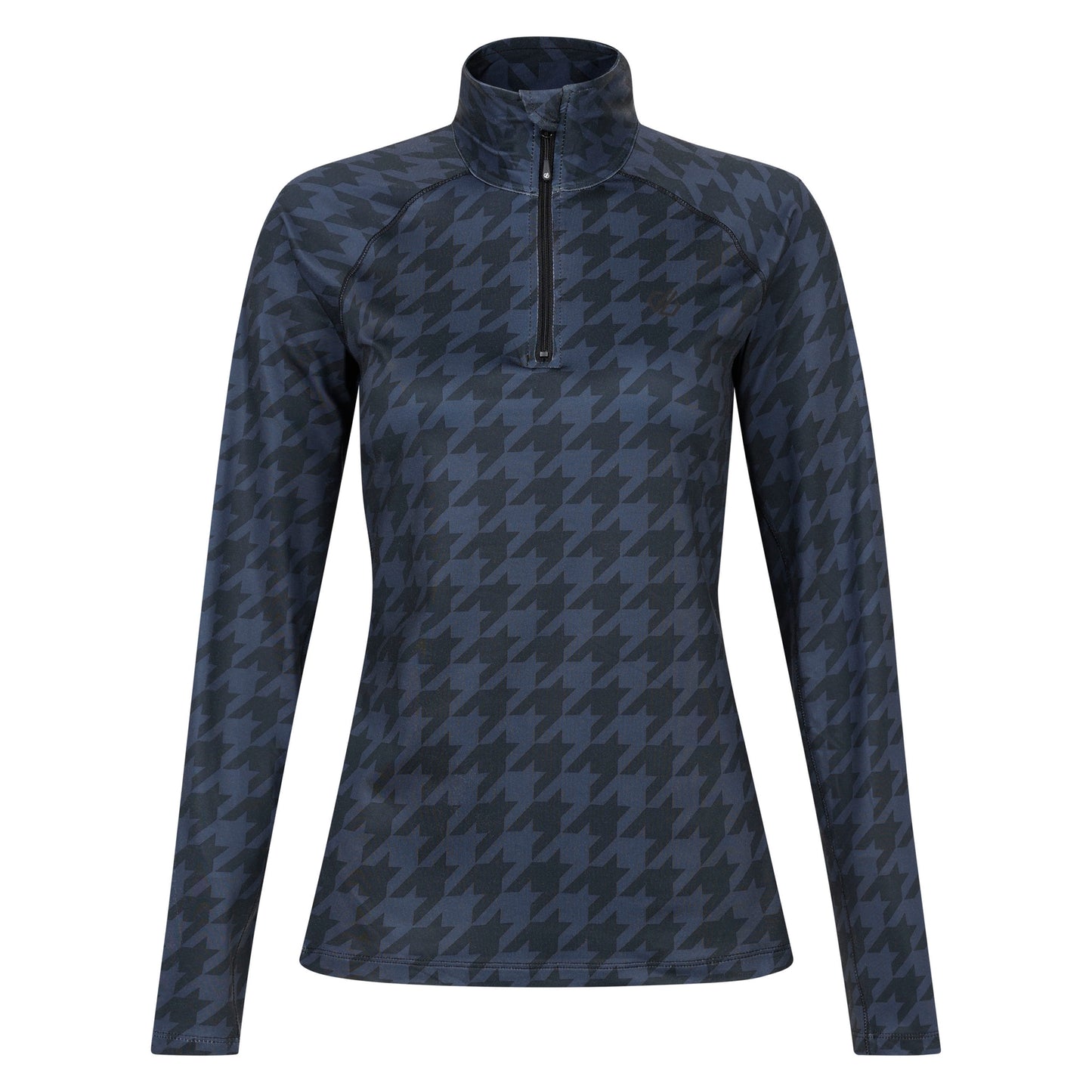 Black - Front - Dare 2B Womens-Ladies Divulge Dogtooth Core Stretch Midlayer