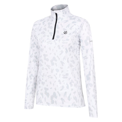 Blanc De Blanc - Side - Dare 2B Womens-Ladies Divulge Dash Print Core Stretch Midlayer