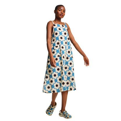 Blue - Lifestyle - Regatta Womens-Ladies Orla Kiely II Sixties Daisy Sundress