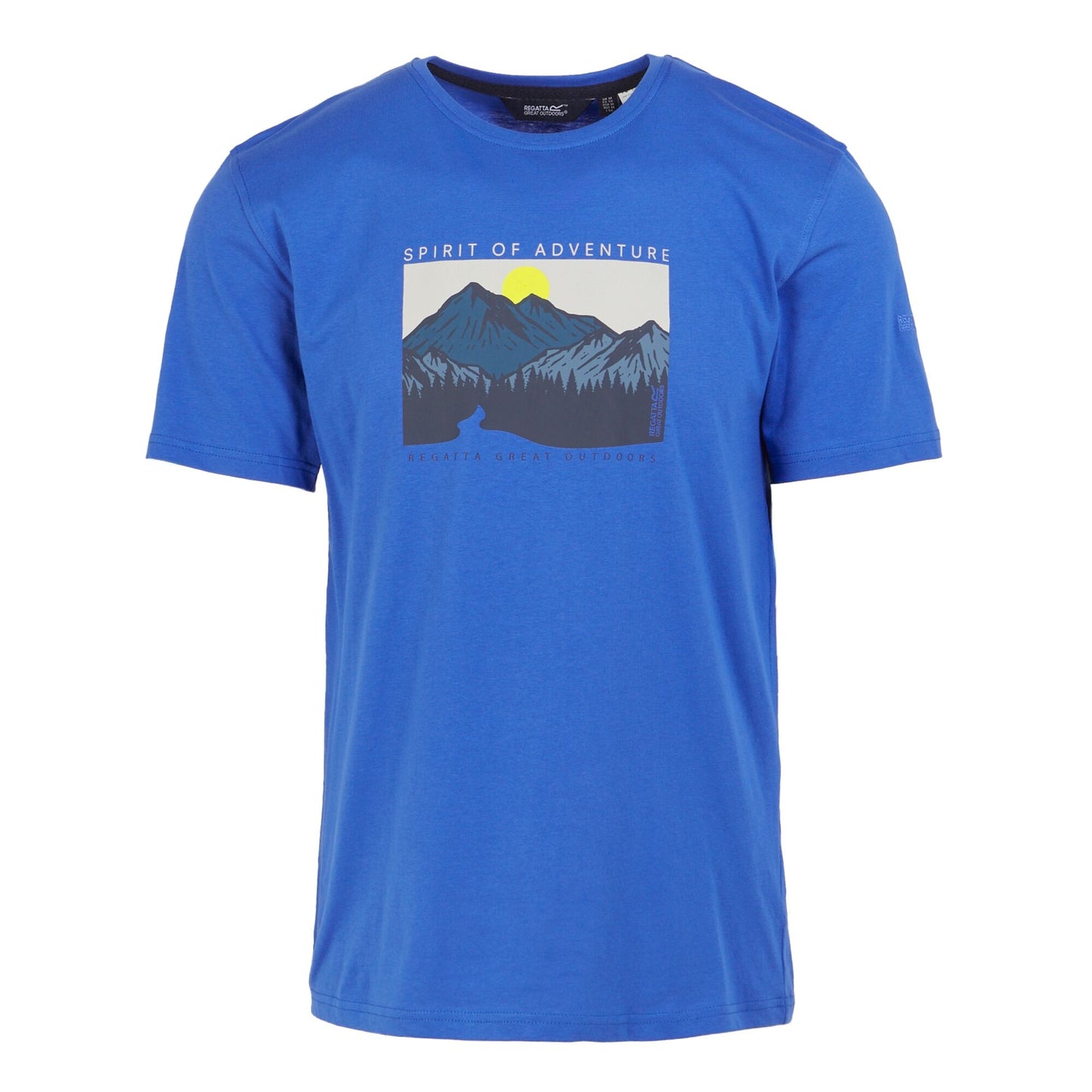 Olympian Blue - Front - Regatta Mens Cline IX Sunrise T-Shirt