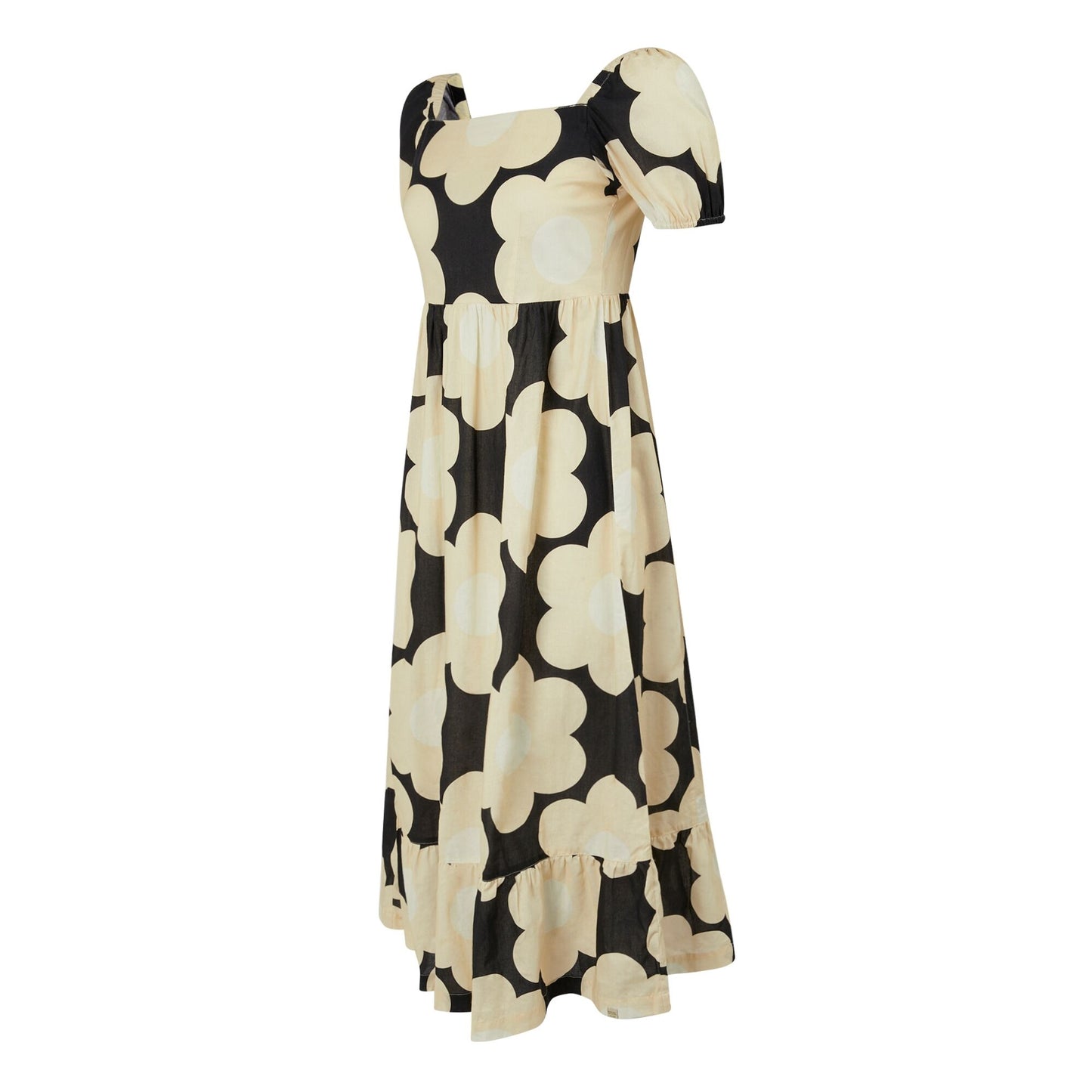 Black - Side - Regatta Womens-Ladies Orla Kiely Sixties Daisy Summer Midi Dress
