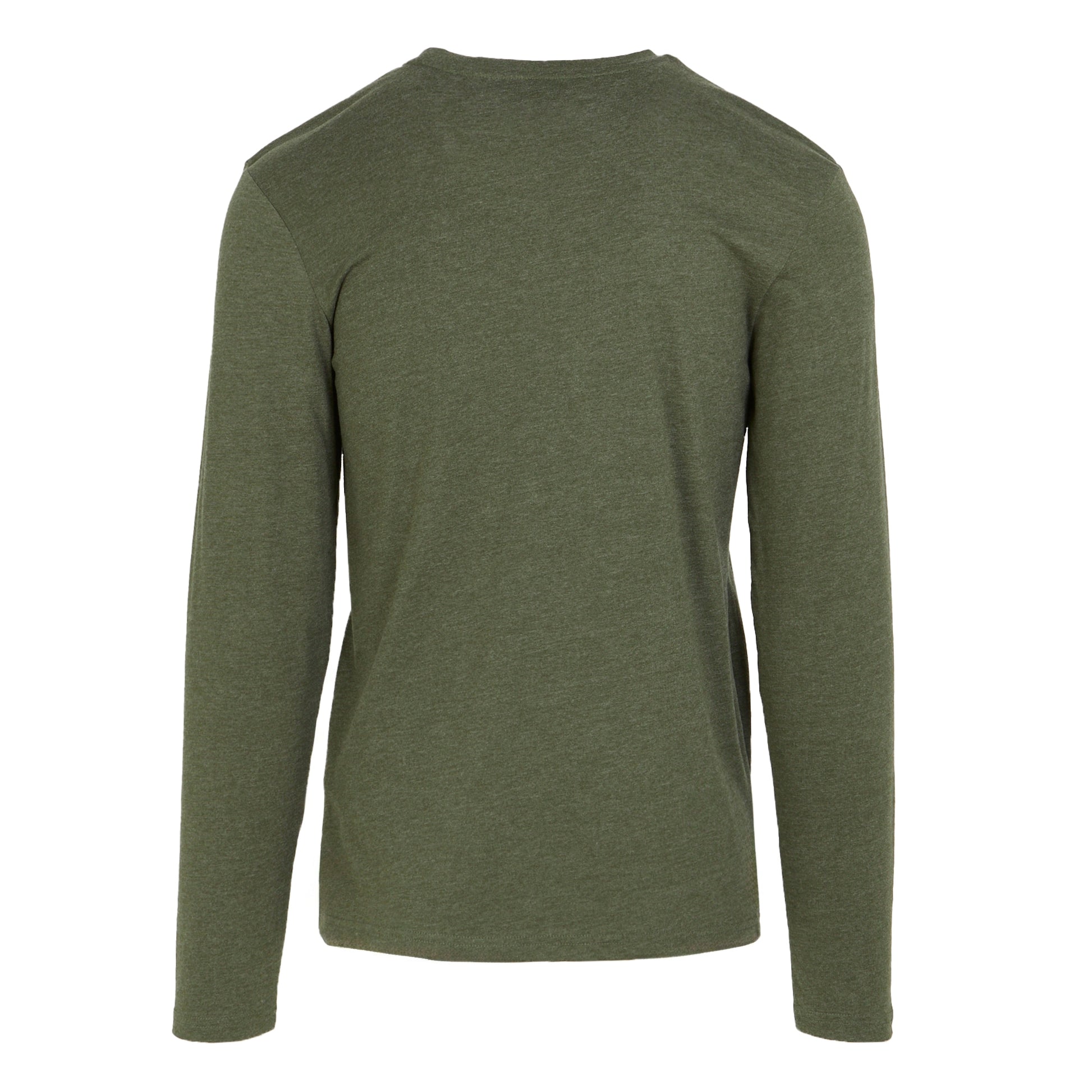 Dark Khaki Marl - Back - Regatta Mens Maylow Plain T-Shirt