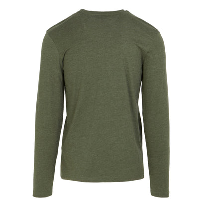 Dark Khaki Marl - Back - Regatta Mens Maylow Plain T-Shirt