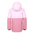 Crystal Rose-Dusty Rose - Back - Dare 2B Childrens-Kids Freehand Overhead Ski Jacket