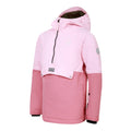 Crystal Rose-Dusty Rose - Side - Dare 2B Childrens-Kids Freehand Overhead Ski Jacket