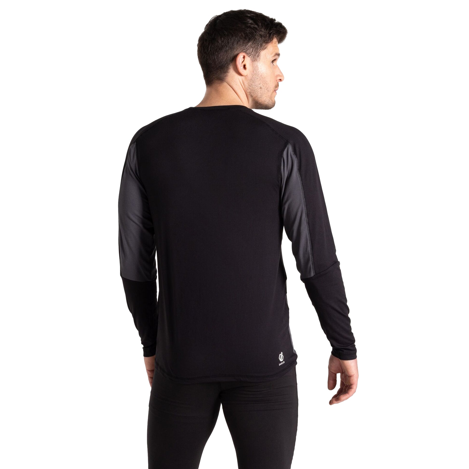 Black-Ebony - Lifestyle - Dare 2B Mens Exchange III Base Layer Top