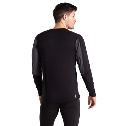 Black-Ebony - Lifestyle - Dare 2B Mens Exchange III Base Layer Top