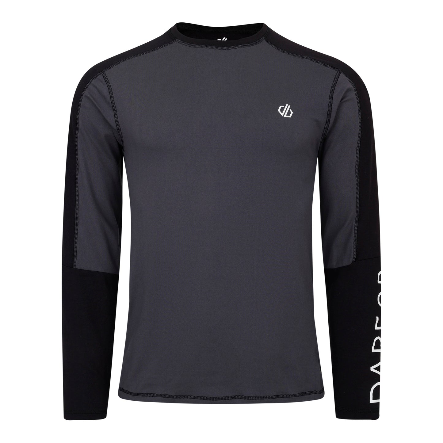 Black-Ebony - Front - Dare 2B Mens Exchange III Base Layer Top