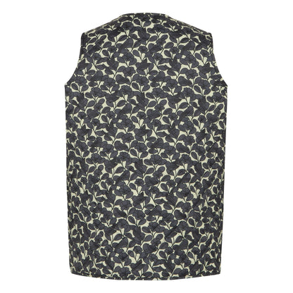 Grey - Back - Regatta Womens-Ladies Orla Kiely Birdy Quilted Gilet