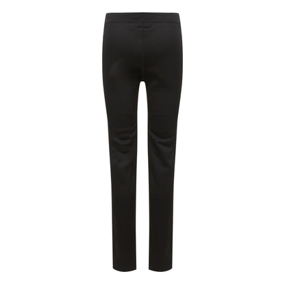 Black - Close up - Regatta Womens-Ladies Plain Thermal Base Layer Set