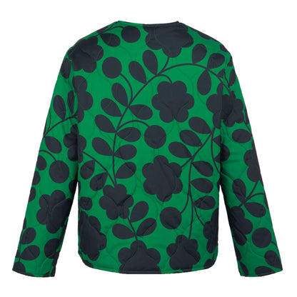 Green - Back - Regatta Womens-Ladies Orla Kiely Floral Quilted Summer Jacket