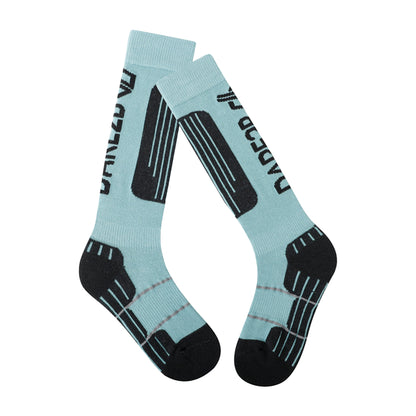 Bristol Blue-Black - Back - Dare 2B Childrens-Kids Technical Ski Socks