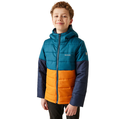 Moroccan Blue-Fox - Side - Regatta Childrens-Kids Lofthouse VIII Insulated Jacket