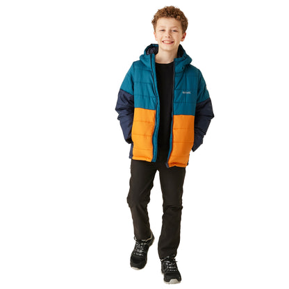 Moroccan Blue-Fox - Lifestyle - Regatta Childrens-Kids Lofthouse VIII Insulated Jacket
