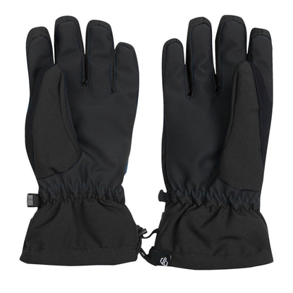 Black - Back - Dare 2B Womens-Ladies Charisma III Logo Ski Gloves