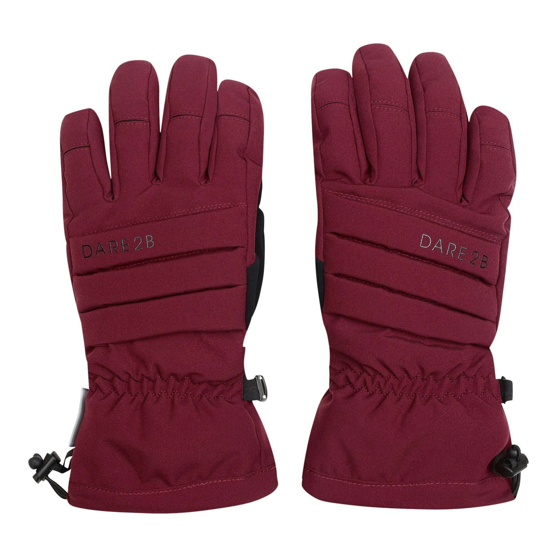 Fig - Front - Dare 2B Womens-Ladies Charisma III Logo Ski Gloves