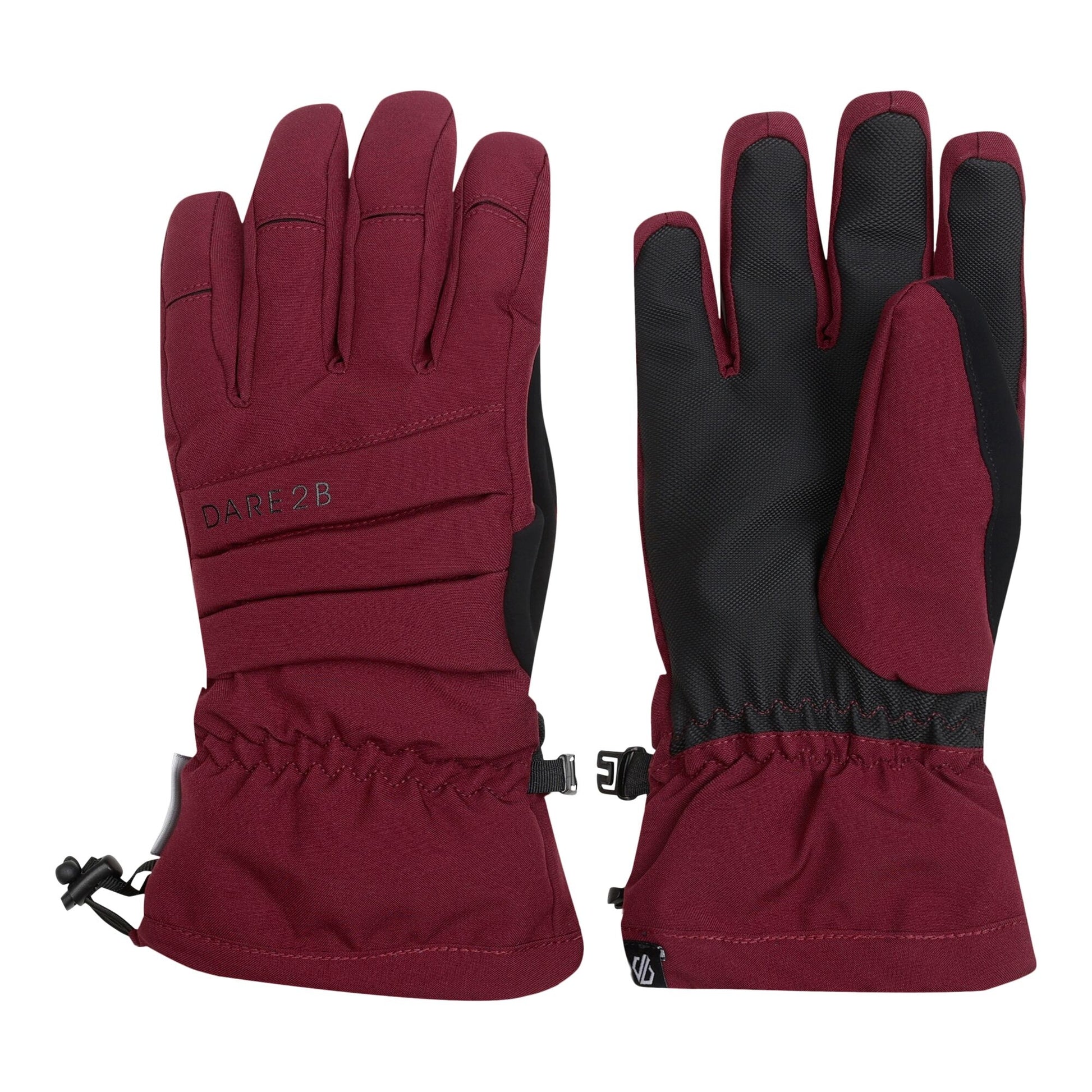 Fig - Side - Dare 2B Womens-Ladies Charisma III Logo Ski Gloves