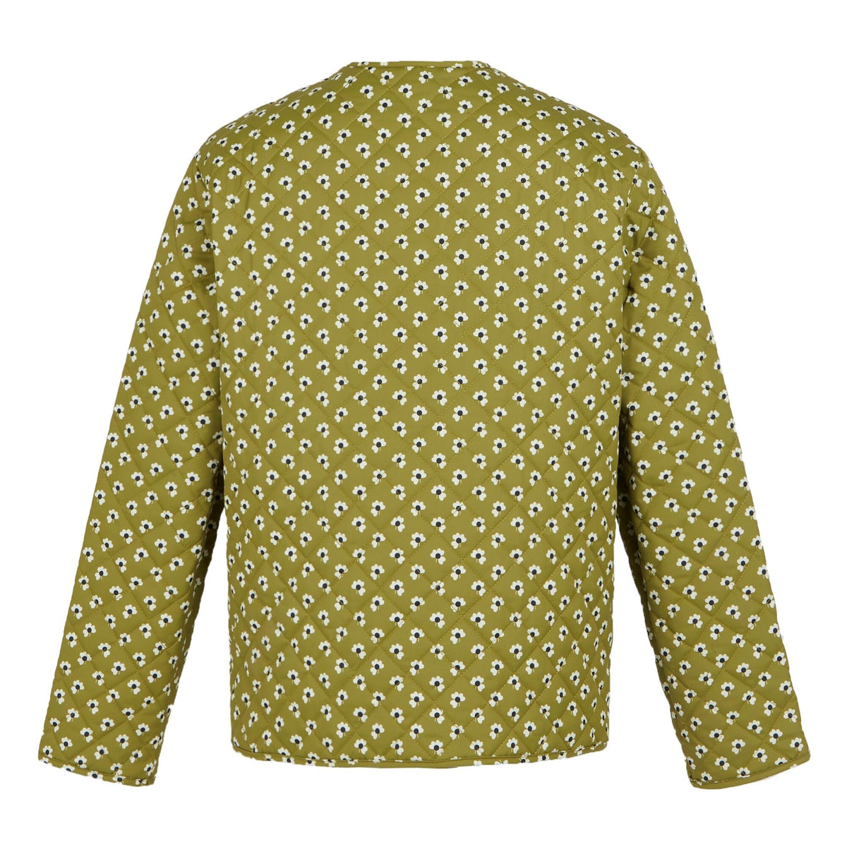 Clover Green - Back - Regatta Womens-Ladies Orla Kiely Daisy Quilted Jacket