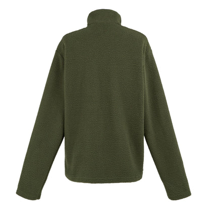 Dark Khaki - Back - Regatta Mens Frankie Borg Fleece
